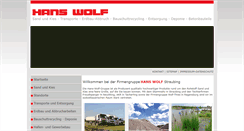 Desktop Screenshot of kies-wolf.de